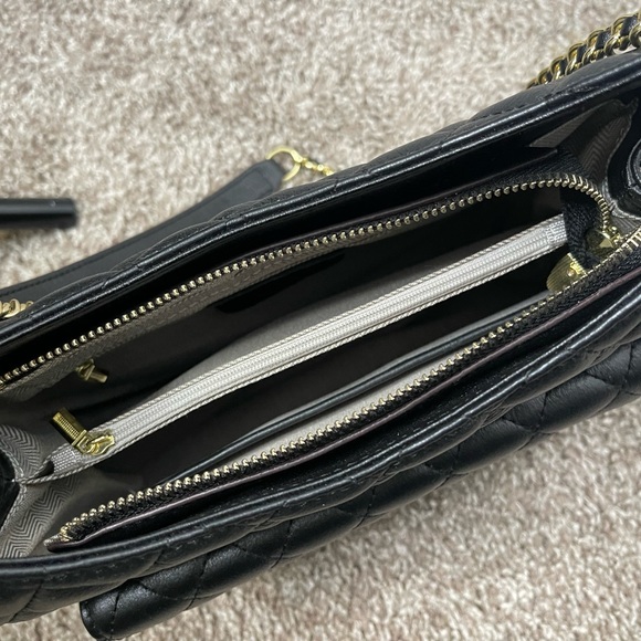 Black Diamond Quilt Handbag - Top Grain Cowhide leather - Picture 8 of 15